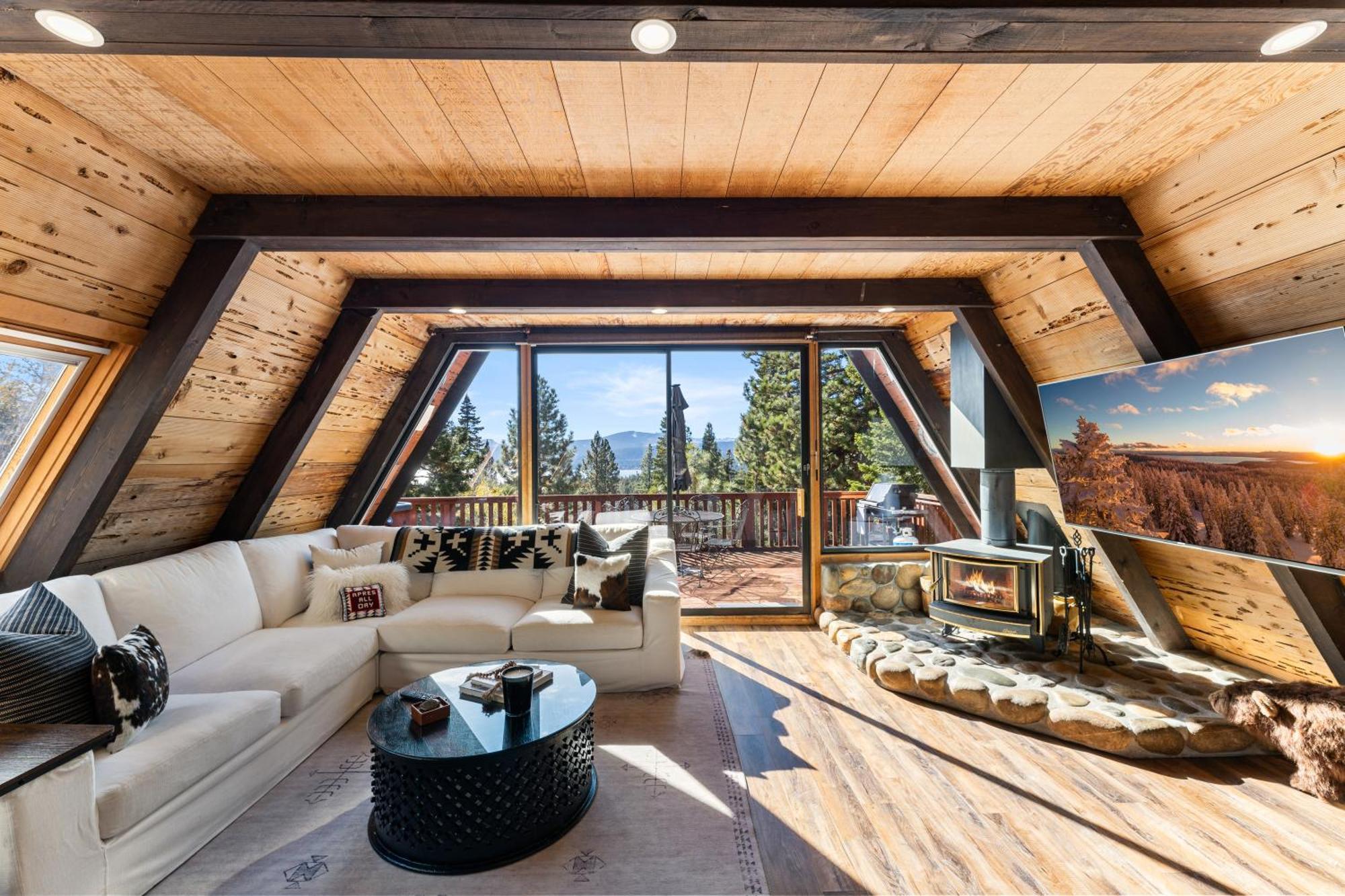A-Frame Cabin With Hot Tub & Close To Lake Tahoe Tahoe City Luaran gambar